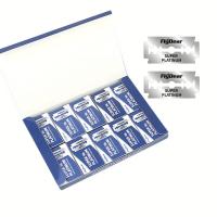 100 PCS Hojas De Afeitar Doble Veta Para Hombres Cuchilla De Seguridad De Plata Y Acero Inoxidable Hojas De Afeitar Doble Para Baño - details 4