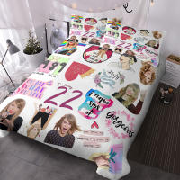 Set De Fundas Para Edredón Y Almohadas Reversibles De 3 Piezas Con Estampado De Mujer Cantante Rubio Y Guitarra Funda Para Edredón Y Dos Fundas De Almohada Material Poliéster Suave Moderno - details 10