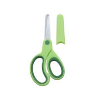 Tijeras De Seguridad Para Niños Estudiantes DIY Papel Herramienta De Corte Para Niños Mano Izquierda Con Funda Estationaria - details 21