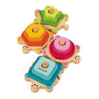 JANOD - Tortugas de Formas I Madera (Madera)-Juguete Educativo de Madera para niños de 18 meses a 4 años - details 2