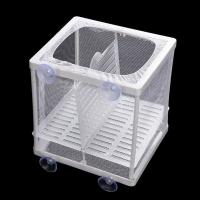Caja De Incubación Para Peces De Acuario Red De Isolación Mesh Criadero De Peces Tanque De Acuario Material Plástico Y Gaze - details 7