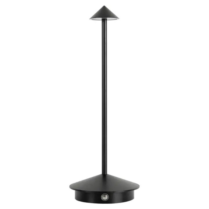 Lámpara De Mesa Recargable LED Con Sensor De Toque Luz Nocturna Sin Cable Para Lectura En Escritorio Para Restaurante Hotel Bar Habitación Dormitorio - 1