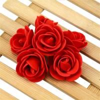 Alrededor De 480-500 Piezas Mini Rosas De Esponja PE 3cm Flores Artificiales Para DIY Decoración De Casas Bodas Y Fiestas - details 2