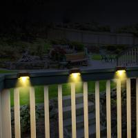 4 Pack Luz De Escalera Solar LED Impermeable Para Jardín Exterior Teraza Protector De Pasaje Nocturno Luz De Frontera Moderna - details 3