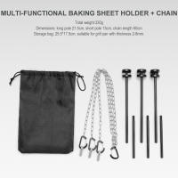 Sartén De Barbacoa Coreana Multiusos Antiadherente Para Panqueques Redondos Viajes Camping Fritura Plancha Herramienta De Barbacoa Para El Hogar - details 15