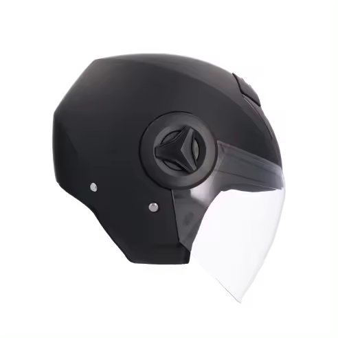 Casco Jet Shiro Atenas negro mate - 1