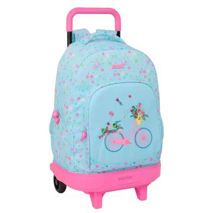 Mochila Grande con Ruedas SAFTA "BICICLETA" 33X45X22 CM (Safta 642449918) - 1