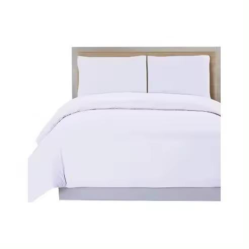 Juego de Funda Nórdica Blanca Hotel Polialgodón 50/50 con Funda de Almohada Sibiles TC00030 - 1