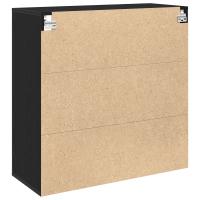 Armario de Pared vidaXL Negro Roble 80x33x80 cm Madera Elaborada - details 3