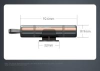 Martillo De Seguridad Para Coche 2-en-1 Con Corte De Cinturón De Seguridad Y Rompe Vidrio De Alta Dureza Acero De Tungsteno Herramienta De Rescate Emergente Con Base - details 15
