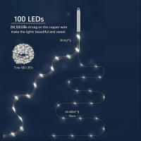 Guirnalda De Luces LED De 600 LED Para Navidad Decoración De Hogar Y Dormitorio Luz De Cascada Para Fiesta De Halloween - details 2