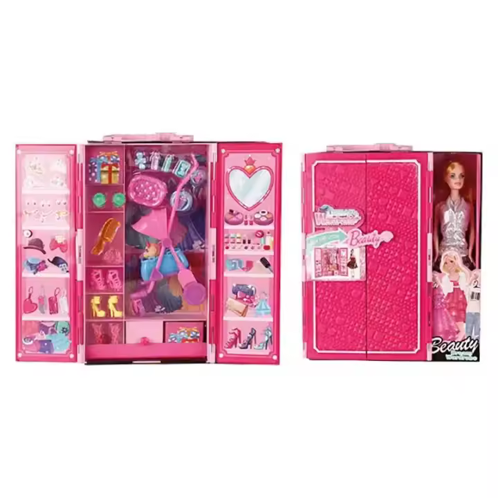 Beauty Muñeca con Armario Rosa y Accesorios 2062002 INNOVATOYS - 1