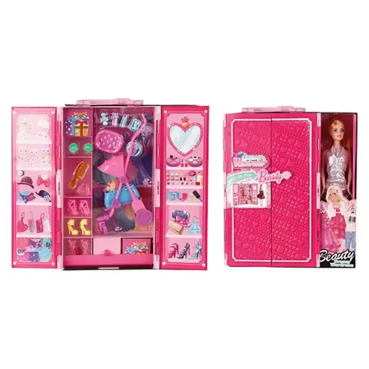 Beauty Muñeca con Armario Rosa y Accesorios 2062002 INNOVATOYS - 1