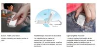 Lámpara De Lectura LED Recargable Por USB Con Clip Luz De Lectura Portátil Para Ojos Cuidado Nivel De Brillo Ajustable Marca Amber - details 1