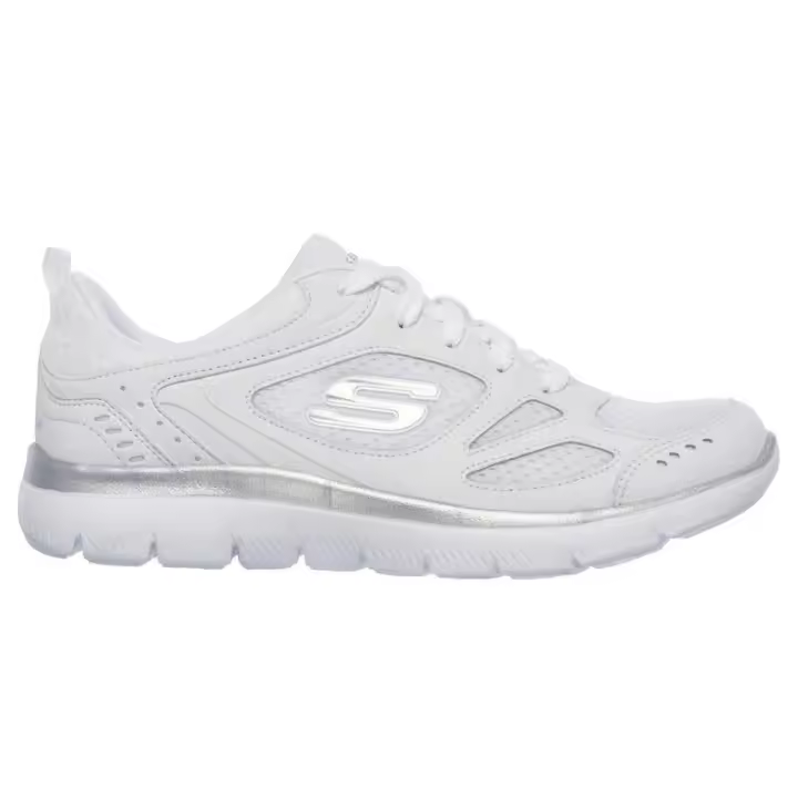 Zapatillas Skechers Summits - Suited Blanca Mujer - 1