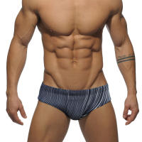Bragas De Natación Para Hombre UXH Low-Waist Con Estampado De Tabla De Surf Push-up Con Almohadilla Bikini De Playa - details 2