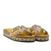 ISTERIA 24100 153 Sandalias Anatómicas mujer 32680 24V BIO PALA FANTASIA CARACOLAS OCRE - details 0