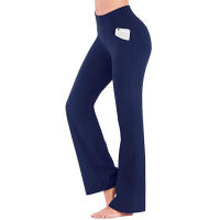 Ogilvy Mather-Pantalones largos de pierna Acampanados para mujer, pantalones largos de cintura alta, estilo Palazzo, elegante, OL - details 9