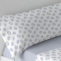 UNIFABRICS Sabanas Invierno térmicas de Coralina Estampadas, Doble Cara Térmica Mod.CERCHIO Azul para Cama 90,105,135,150 y 180 .Gramaje 180 gr/m extra suave - details 1