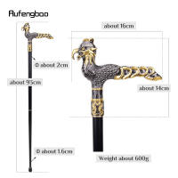 Bastón De Caminar Con Pato Dorado Y Negro Elegante Decorativo Para Hombres Bastón De Moda 93 Cm Con Punta De Goma Y Mango De Aleación De Aluminio - details 2
