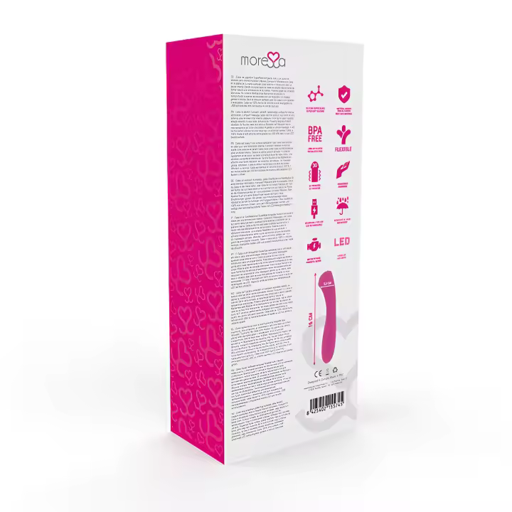 MORESSA - CELSO MASAJEADOR DUO PUNTO G Y SUERO PELVICO PREMIUM SILICONE RECARGABLE - 1