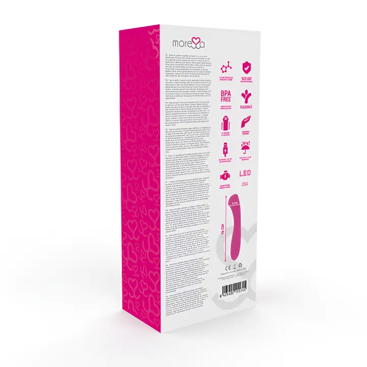 MORESSA - CELSO MASAJEADOR DUO PUNTO G Y SUERO PELVICO PREMIUM SILICONE RECARGABLE - 1