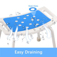 Bath Chair Mat Bath Mat Disabled Non-Slip Seat Pad Portable Bath Mat Bath Stool Cushion Elderly Children Folding - details 2