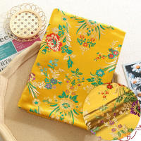 Tela De Brocado Floral Retro En Jacquard Para Vestido De Escenario Traje De Sastre Decoración Del Hogar Bolsa De Satén DIY Artículos De Tela - details 8