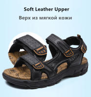 Sandalias De Verano Para Hombre Con Diseño De Playa Hechas a Mano En Cuero Genuino Antideslizantes Y Confortables Zapatos De Moda Para Exterior - details 7