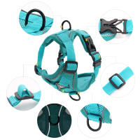 Harnés Para Perros Y Gatos Resistente Al Escape Transpirable Con Correa Para Caminar Al Aire Libre Control Fácil Harnés Reflejo Para Mascotas - details 9