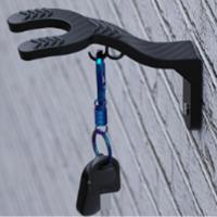 Gancho De Pared Para Casco De Motocicleta Soporte De Almacenamiento Montado En La Pared Estante De Exhibición Para Cascos Material De Nylon - details 4