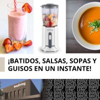 Innoliving | Licuadora de Mesa con Vaso Graduado de 0,5 litros y 4 Cuchillas de Acero Inoxidable - Potencia 300W - Pies Antideslizantes y Junta Antigoteo - Ideal para Batidos, Salsas, Sopas y Purés - details 1