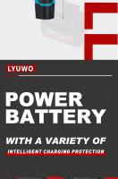 Mini Trituradora De Ángulo Con Batería De Litio Recargable Para El Hogar Máquina De Corte Y Polido Eléctrica Lyuwo JM12 12V 100mm - details 10