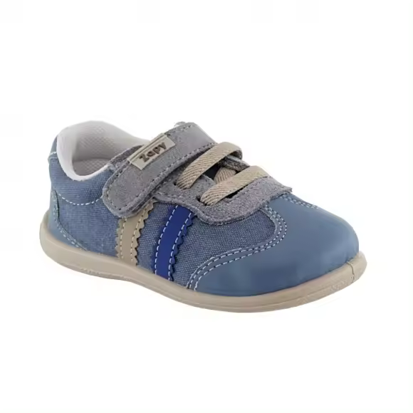 Zapatillas barefoot Zapy Flex Velcro y elástico Jeans Zapy IZAP24E07 - 1