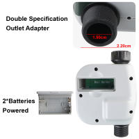 Reloj Digital Timer De Riego Para Jardín Controlador Dial Inteligente Con Pantalla LCD Multíple Programable Y Automático - details 8