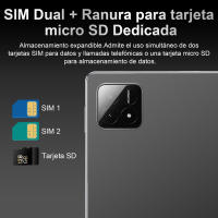 2025 Nueva tableta 5G 10,1 pulgadas Android 13,0 tableta 16GB Ram 1TB ROM tableta Doble Cámara WiFi tipy-C - details 5