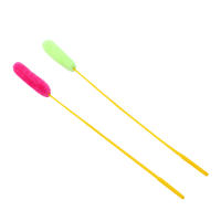 Juguete Interactivo Para Gatos 10pcs Varita De Trenzado De Peluche Divertida Para Gatos Y Gatitos Color Aleatorio Material De Nylon - details 2