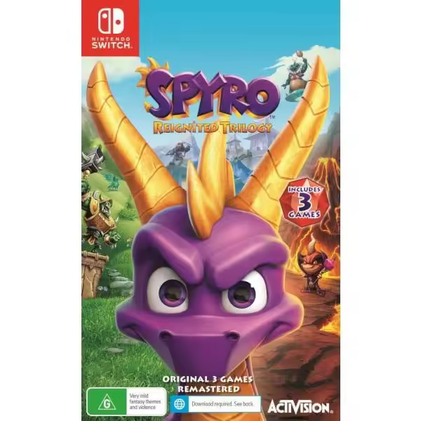 Spyro Reignited Trilogy Nintendo Switch PAL España Nuevo Precintado Envio en menos de 24 horas - 1