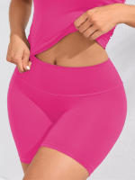 Shorts De Yoga Para Mujer Fitness Running High Waist Quick Drying Squat Proof Ciclismo Workout Gym Terciopelo Negro - details 17