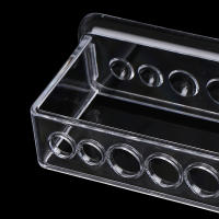 Estante De Tubos De Prueba De Plástico Transparente Con 6 Agujeros Soporte Para Laboratorio Organizador De Tubos De Prueba - details 6