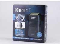 Kemei-afeitadora inalámbrica recargable para hombre, máquina de afeitar de Doble Hoja, para Barba recíproca, cuidado facial, multición, KM-1102 - details 8