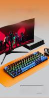 Teclado Mecánico Con Cable K68 Luz Multicolor 10 Tipos Para Juegos Y Oficina Compatible Con Windows Y Apple IOS Sistema - details 1