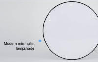 Lámpara De Techo LED Inteligente MANVIV Con Control Remoto/App Luz Dimmerable Decoración Para El Hogar Y Habitaciones Modernas Incluye Bombillas - details 11