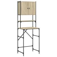 vidaXL Armario de lavadora color roble Sonoma 68x48,5x194 cm - details 1