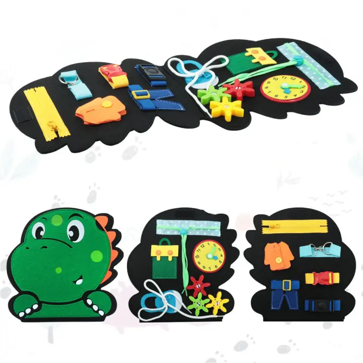 Juguete Montessori De Actividades Sensoriales Para Niños Busy Board Educativo Preescolar Fomenta Los Primeros Habilidades De Aprendizaje Y Motricidad Finas Edad Recomendada 3-6 Años - 1