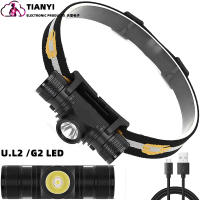 Lámpara Frontal Recargable 1200 Lumen Con LED SST40 Brillante Impermeable Para Niños Y Adultos Para Camping Correr Y Aventuras Al Aire Libre - details 13