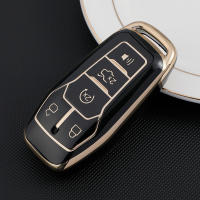 Funda De Llave De Coche Suave TPU Para Ford Fusion Mondeo Mustang F-150 Explorer Edge 2015-2018 Cubierta Protectora Para Llave De 5 Botones - details 7