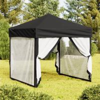 vidaXL Carpa para Fiestas Plegable con Paredes 2x2 m Cenador Color Antracita,  Taupé,  Azul y mas - details 5