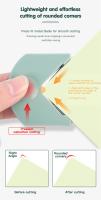 Cortador De Esquinas Plástico Herramienta De Manualidades Para Scrapbooking Corte Y Redondeo De Papel Cortador De Esquinas Para Papel - details 6