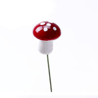 50Pcs Mini Jardín De Setas Rojas Con Puntos Pequeño Juguete De Casa Bonsái Decoración De Jardín Ornamento Para Escritorio - details 17